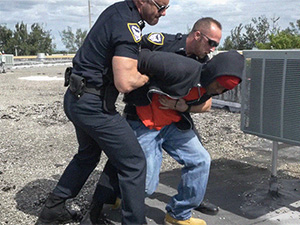 Apprehended Breaking and Entering Suspect gets to fuck the police image 1